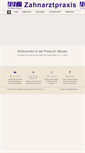 Mobile Screenshot of dr-benzer.de